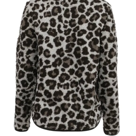 Full Zip Printed Sherpa Jacket - Picture 2 of 5